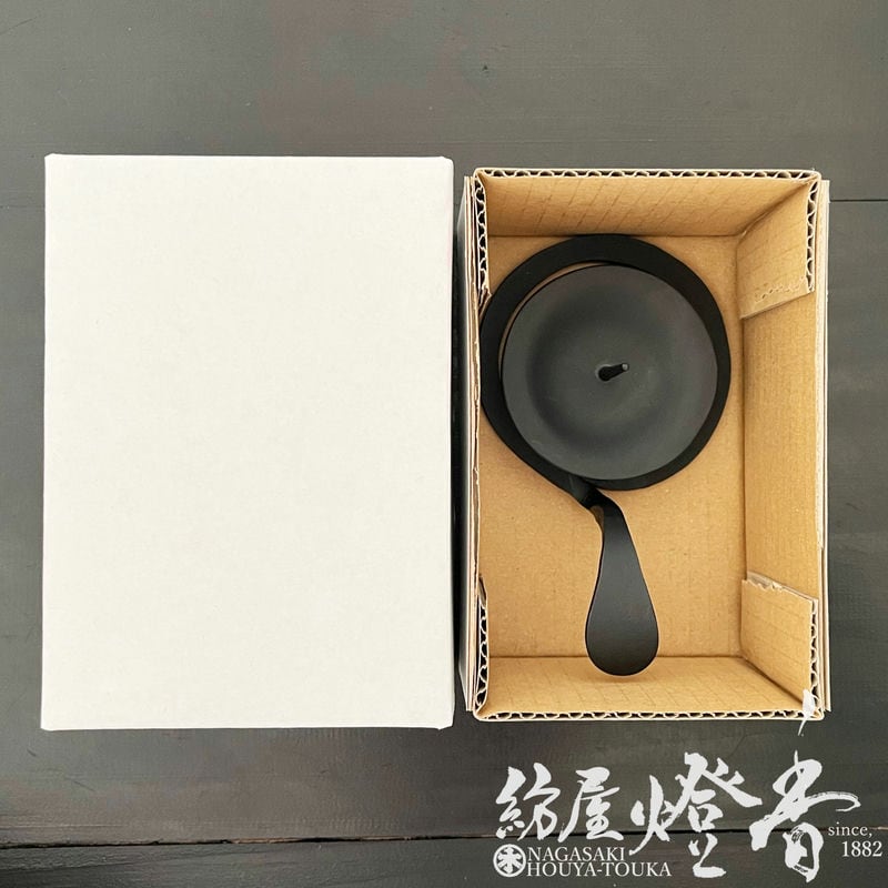 燭台/蝋燭立『和ろうそく用【すくい型燭台】紙箱[鉄製]』その他
