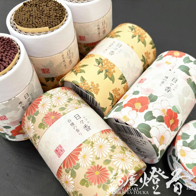 ミニ線香『そっと寄り添う香り【日々香(ひびか)・椿の香り-HIBIKA