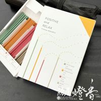 香りギフト/お試し『香り着替える新習慣【香る線香・アソート４〜ポジティブ＆リラックス〜-Positive and Relax-】ミニ寸紙箱[香立て付き]』カメヤマ