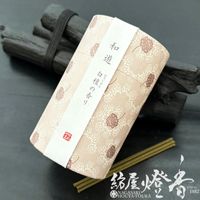 ミニ線香『遊び心と和心を【和遊(わゆう)・白檀(びゃくだん)の香り〜WAYU〜】ミニ寸モダン筒型箱[有煙]』カメヤマ