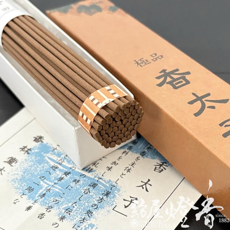 長尺線香『沈香伝来古名香【極品・香太子(こうたいし)-KOTAISHI-/40g