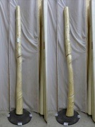 【変木】 桧 長さ2m 末口幅90mm 15112507