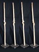 条件付き送料無料　【変木】 桧 長さ2.1m 末口幅40mm 18042349|桧(ヒノキ)|変木・磨き丸太・絞り丸太