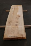 桧板 耳付 一枚板 2400×65×540mm 18092511|桧(ヒノキ)|無垢一枚板(カウンター・テーブル・テレビ台)