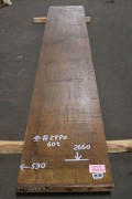ウエンジ板 一枚板 2990mm×60mm×530mm 19022207