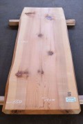 杉板(耳付荒材) 一枚板 2050×60×630mm　18092801|杉(スギ)|無垢一枚板(カウンター・テーブル・テレビ台)
