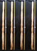 【絞り丸太】 桧 長さ2.9m 末口幅90mm 19061901|桧(ヒノキ)|変木・磨き丸太・絞り丸太