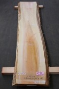 桧耳付板 2500×45×340mm 18122001|桧(ヒノキ)|無垢一枚板(カウンター・テーブル・テレビ台)
