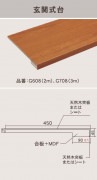 【床材造作材】 送料無料メーカー直送品 東洋テックス 玄関式台 ３ｍ