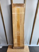 桧 耳付 一枚板 テーブル 天板 無垢 2200x95x510mm 品番23072613|桧(ヒノキ)|無垢一枚板(カウンター・テーブル・テレビ台)