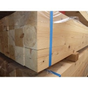 角材 枕木 輪木 バタ角 AA′グレード 660×120×120mm 6本/30本/60本  桧 乾燥材 プレーナー加工 送料無料