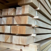 桧 角材 無節 乾燥材 荒材  400×45×45mm 2本入り