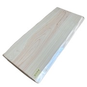 一枚板 桧 耳付板 サンダー仕上げ 800×23×320~330mm 35121409