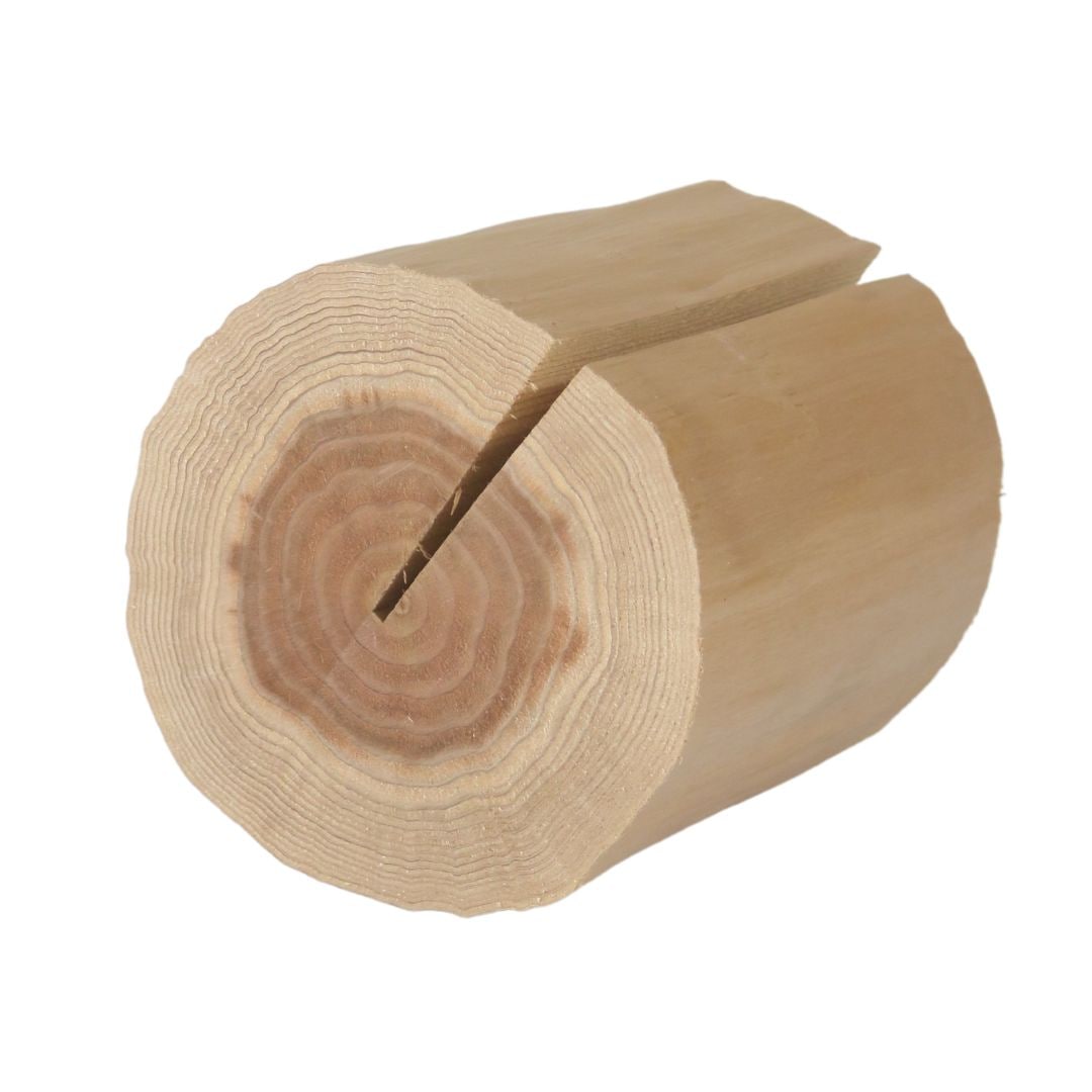 丸太 インテリア 輪切り 絞り丸太 高さ15cm 直径15cm｜カット丸太