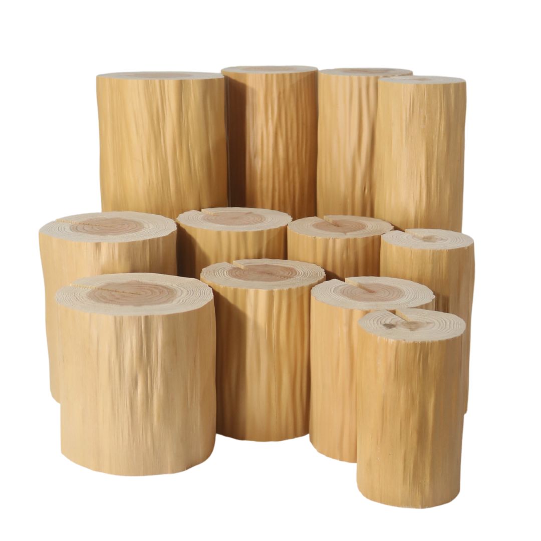 丸太 インテリア 輪切り 絞り丸太 高さ12cm 直径9cm｜カット丸太｜木材