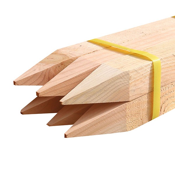 木杭 500mm×45mm角 面取り無し 63本入り MIX 1本約140円｜木杭・測量杭