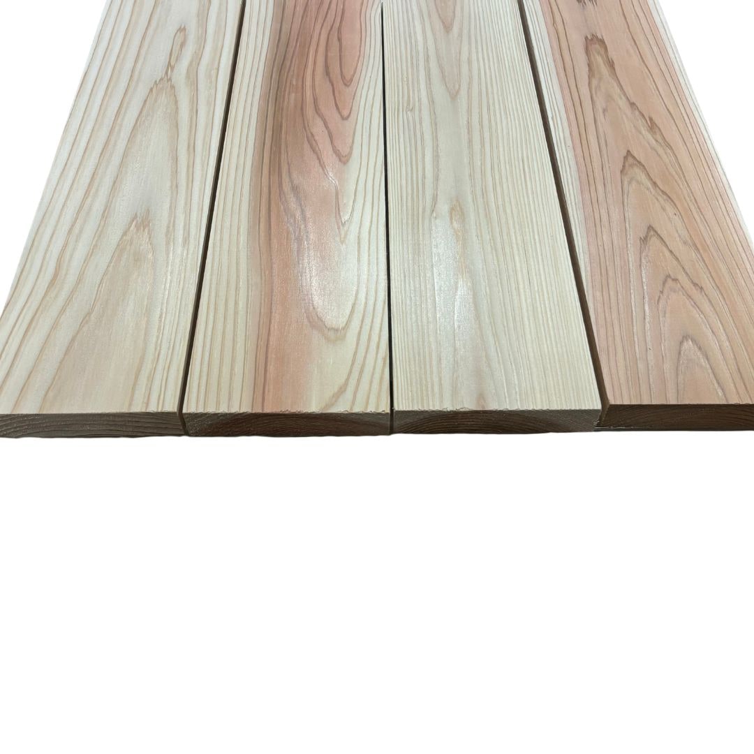 無垢材　杉 杉板 厚み30×幅150×長さ2380mm 1枚入り 節無し 無塗装 乾燥材