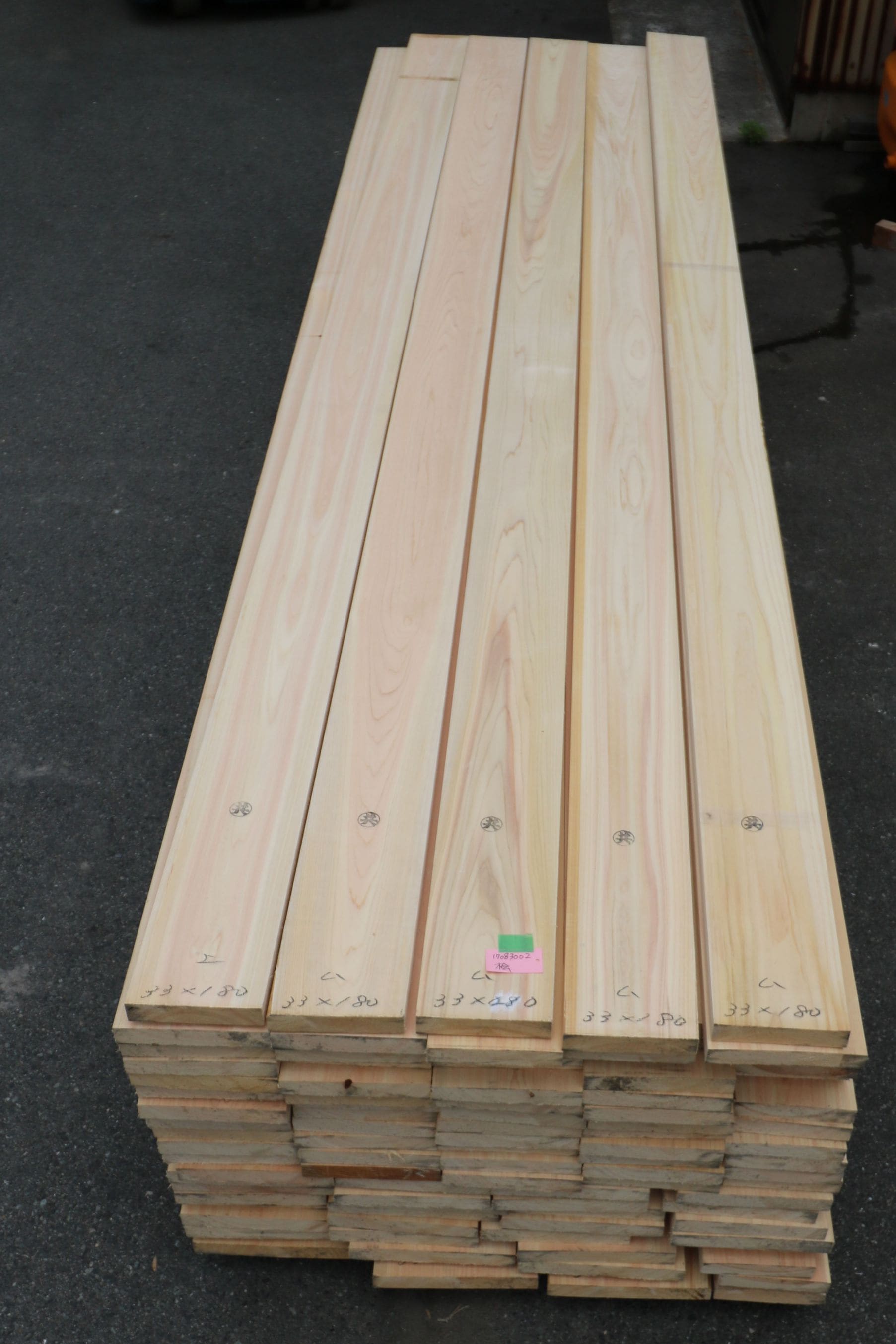 値下げ12/27迄　ヒノキ 東農檜 1976×389×19 角材 材木 木材 新品 プレーナー木取済