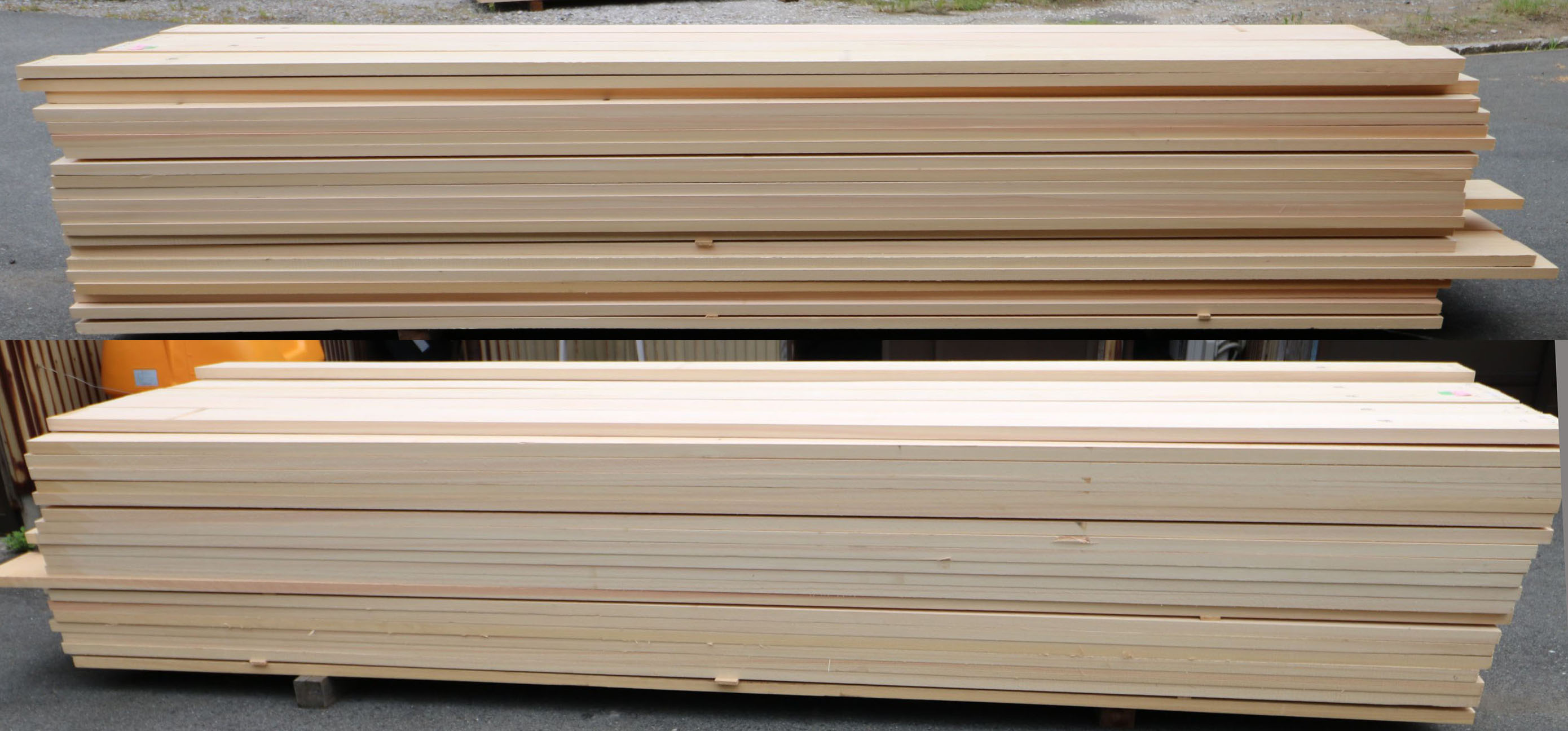 値下げ12/27迄　ヒノキ 東農檜 1976×389×19 角材 材木 木材 新品 プレーナー木取済