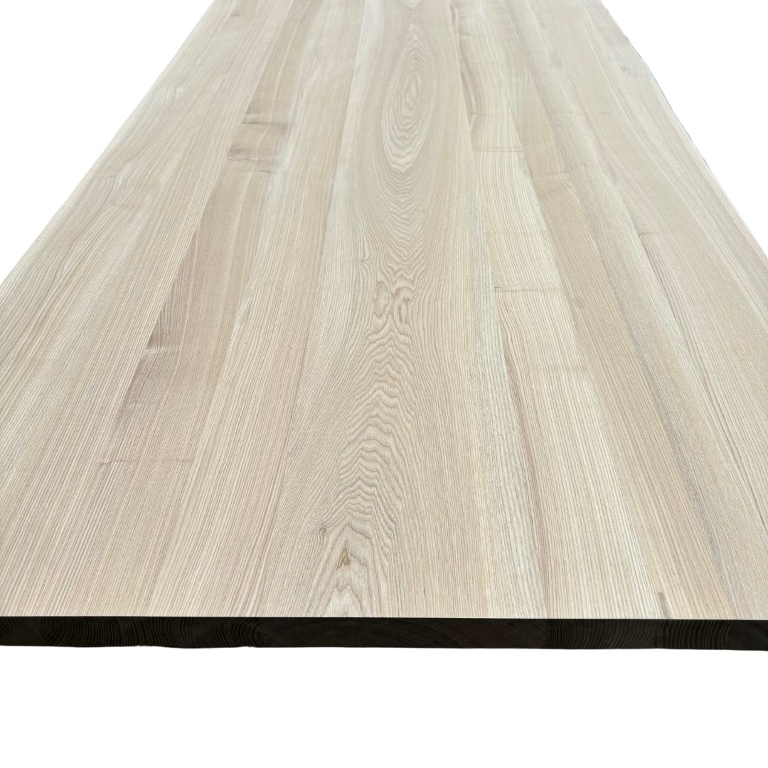 タモ 幅はぎ材 耳付 一枚板風 ダイニングテーブル 天板 2110×40×900mm