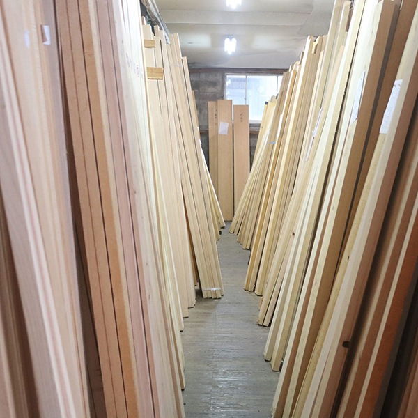 杉板 上小　無節 自然乾燥 荒材 2M×24mm×150mm　6枚組