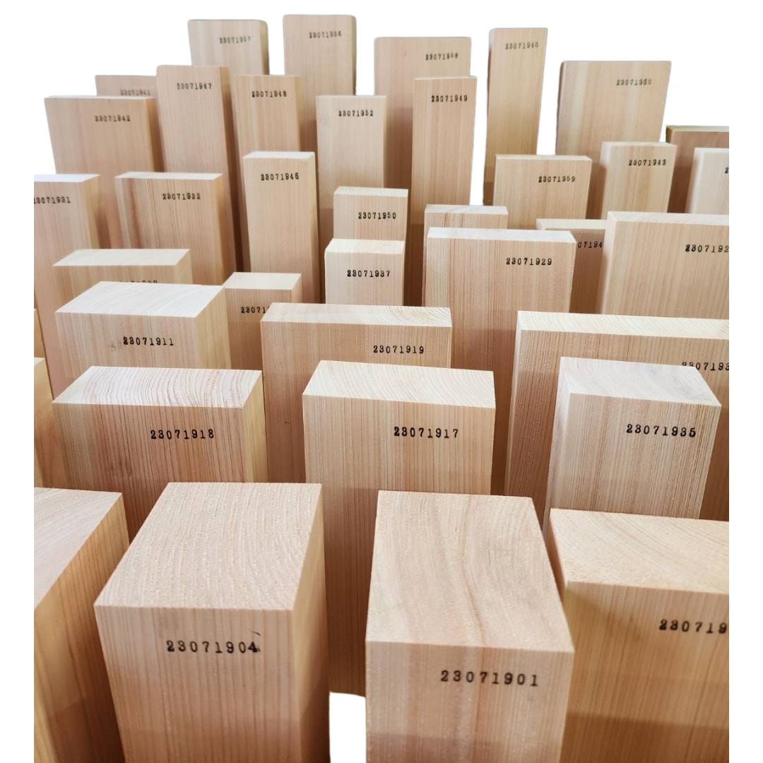 桧 彫刻用木材 柾目幅45×板目幅300mm｜彫刻材,桧(ヒノキ) 規格品｜木材