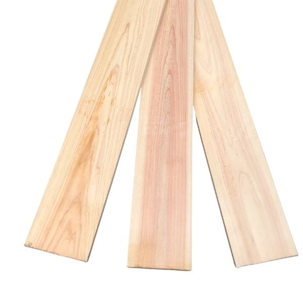 桧板 厚み18×幅120×長さ980mm 無節 乾燥材 荒材 1枚入り 約1m<br