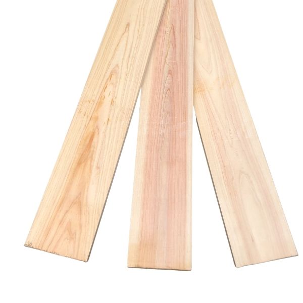 桧板 厚み18×幅120×長さ1930mm 無節 乾燥材 荒材 1枚入り 約2m<br