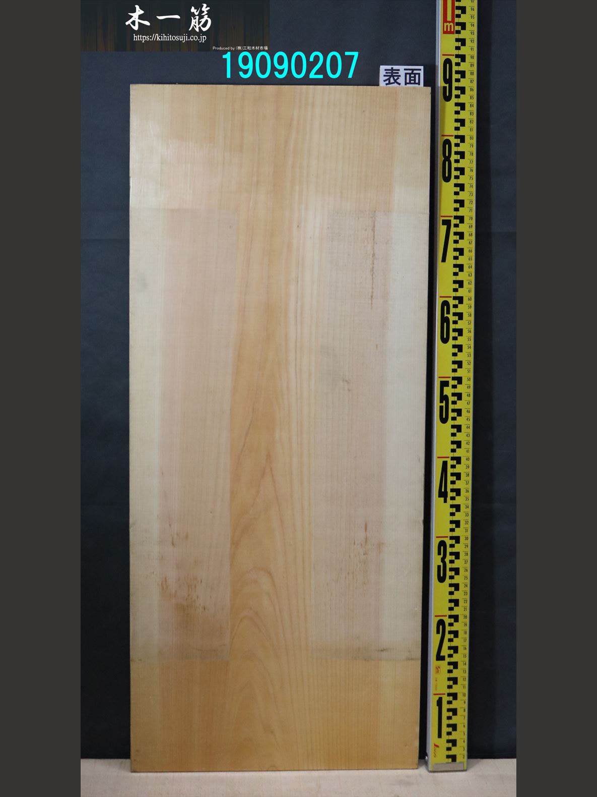 桧板 一枚板 855×48×360mm 19090207｜無垢一枚板(カウンター・テーブル