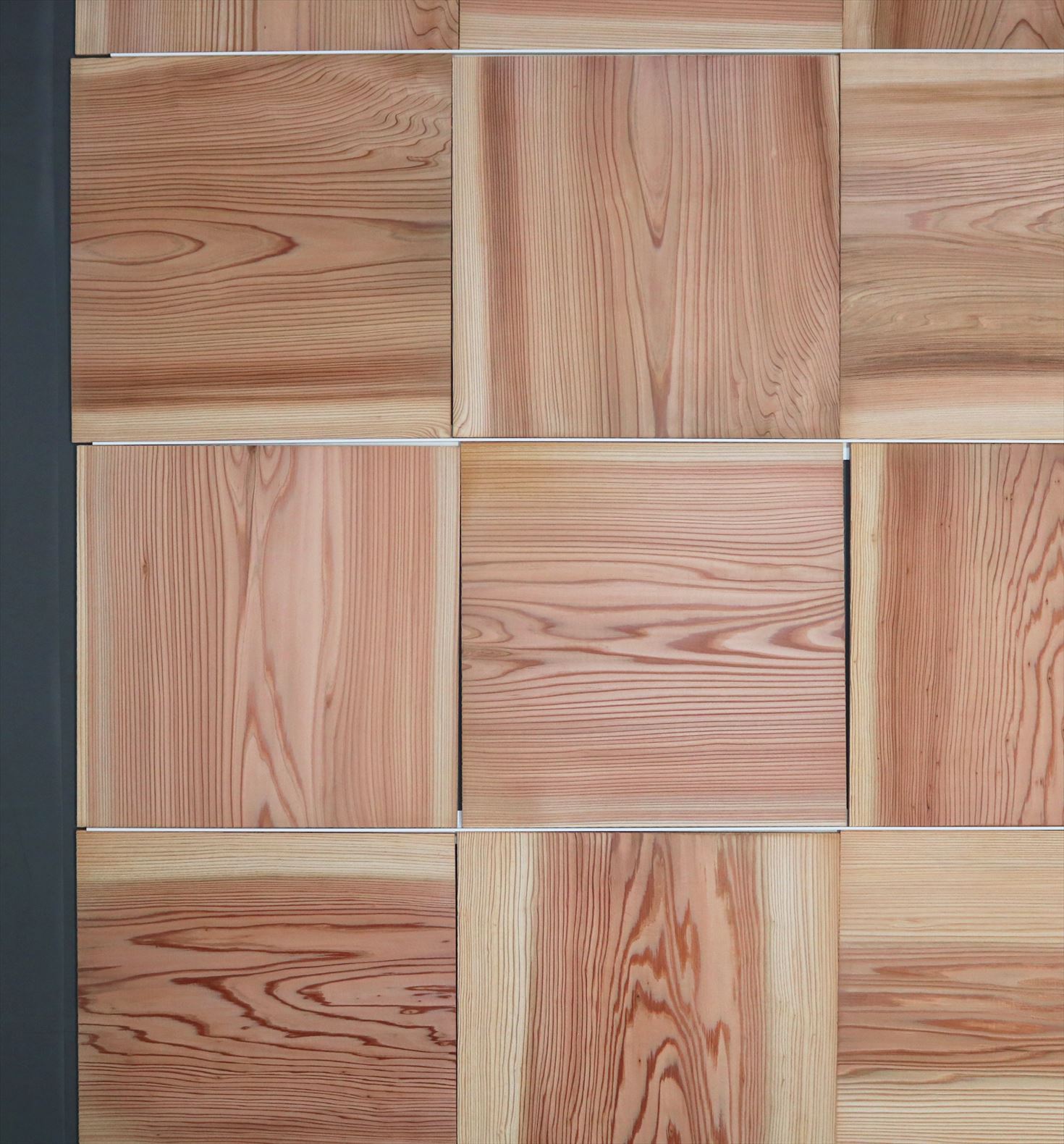 送料無料 杉 格天井無垢板 400×7×400mm 19030607-1/3～3/3 25枚入り×3