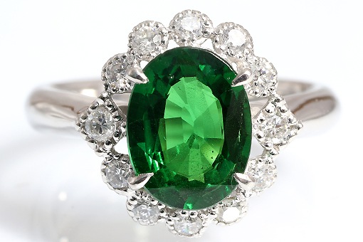 ⭐︎ガーネット　大粒　pt900 リング　⭐︎ k-2-et1-8-20【Gガーネット2.46cts&ダイヤ0.34cts】Pt900リング