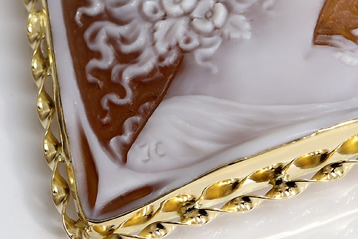 カメオペンダント K18|カメオペンダントトップ|HARDOFFオフモール（オフモ