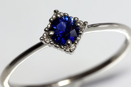 Pt900 サファイア　1.12 ダイヤモンド　0.31 リング　指輪 Pt900サファイヤ1.12ct/ダイヤモンド1.12ctリング 鑑別書付 全国