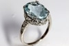 in1175kj059【アクアマリン ５．００cts】Pt900ダイヤモンドリング