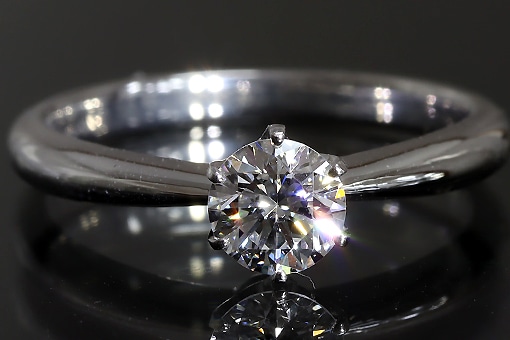 d18【ダイヤモンド 0.55cts】Pt900リング