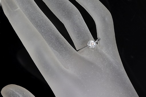 d18【ダイヤモンド 0.55cts】Pt900リング
