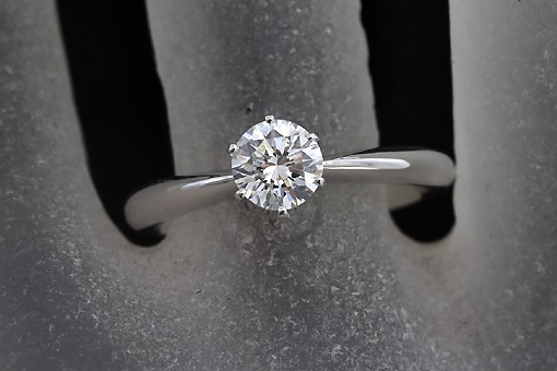 K18Pt900 1ctダイヤモンドリング K18Pt900 1カラットダイヤモンドリング K18 Pt900 天然