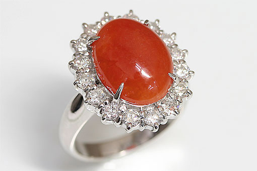 pt900リングダイヤモンド翡翠0.31ct Pt900 翡翠 ダイヤモンドリング JA 5.56ct D 0.18ct