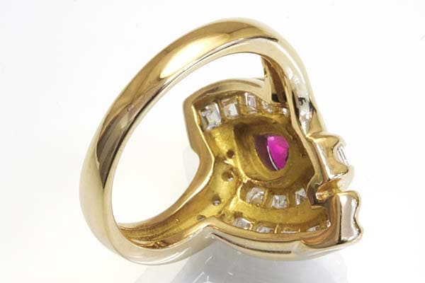 ク*ゥ様 極上ルビー‼️天然石オールルビー10.00カラットデザインリング ク*ゥ様 極上ルビー‼️天然石オールルビー10.00カラットデザインリング