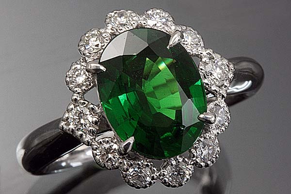 k-2-et1-8-20【Gガーネット2.46cts&ダイヤ0.34cts】Pt900リング