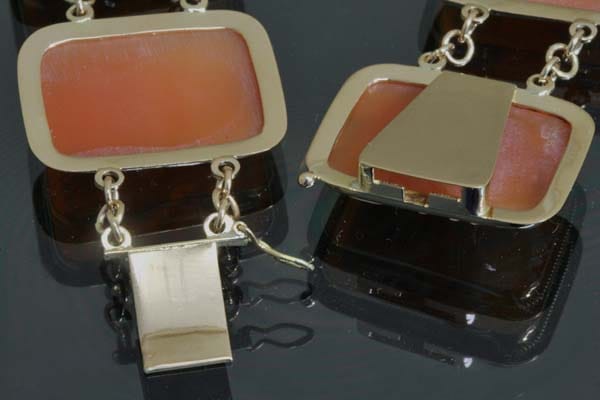 カメオ　K18 (K14?) ブレスレット　総重量15.6g 約17.5cm カメオ K18 (K14?) ブレスレット 総重量15.6g 約17.5cm