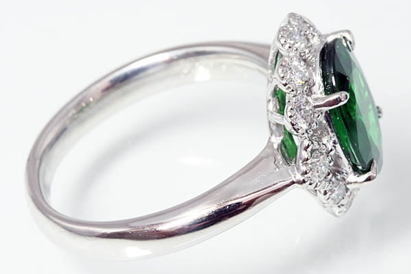 k-2-et1-8-20【Gガーネット2.46cts&ダイヤ0.34cts】Pt900リング