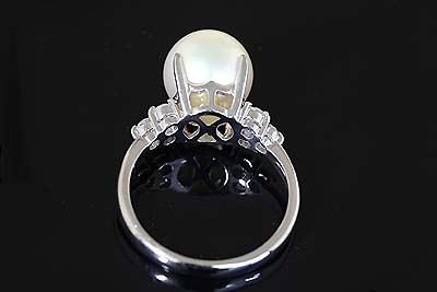 Pt900 白蝶真珠 ダイヤモンド リング 径約12.2mm D0.16ct 楽天市場】白蝶真珠/パール リング/指輪 12.2ミリ位 プラチナ900 PT900