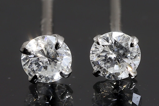 ip0122-2【ダイヤモンド 0.18cts】K14WGピアス