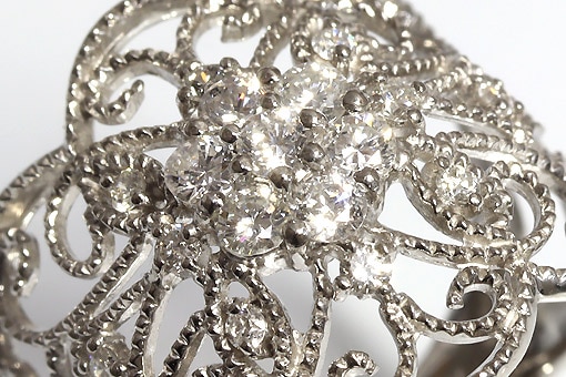 Pm900/V型ダイヤモンドリング0.40ct Pm900/V型ダイヤモンドリング0.40ct 【公式通販】