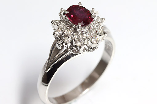 ルビーリング k18 ルビー 4°C リング 指輪 18k 18金 K18 750｜Yahoo!フリマ