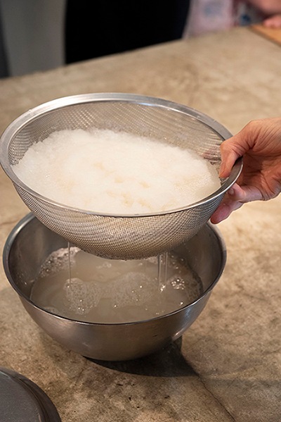 ラバーゼ ステンレス丸ざる<br>中 21cm