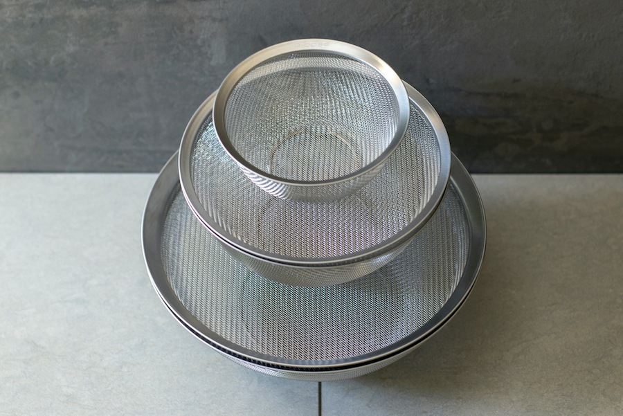 ラバーゼ ステンレス浅型ざる<br>大 27cm