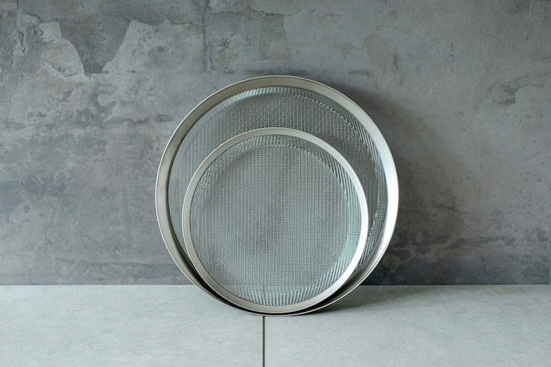 ラバーゼ ステンレス浅型ざる<br>大 27cm