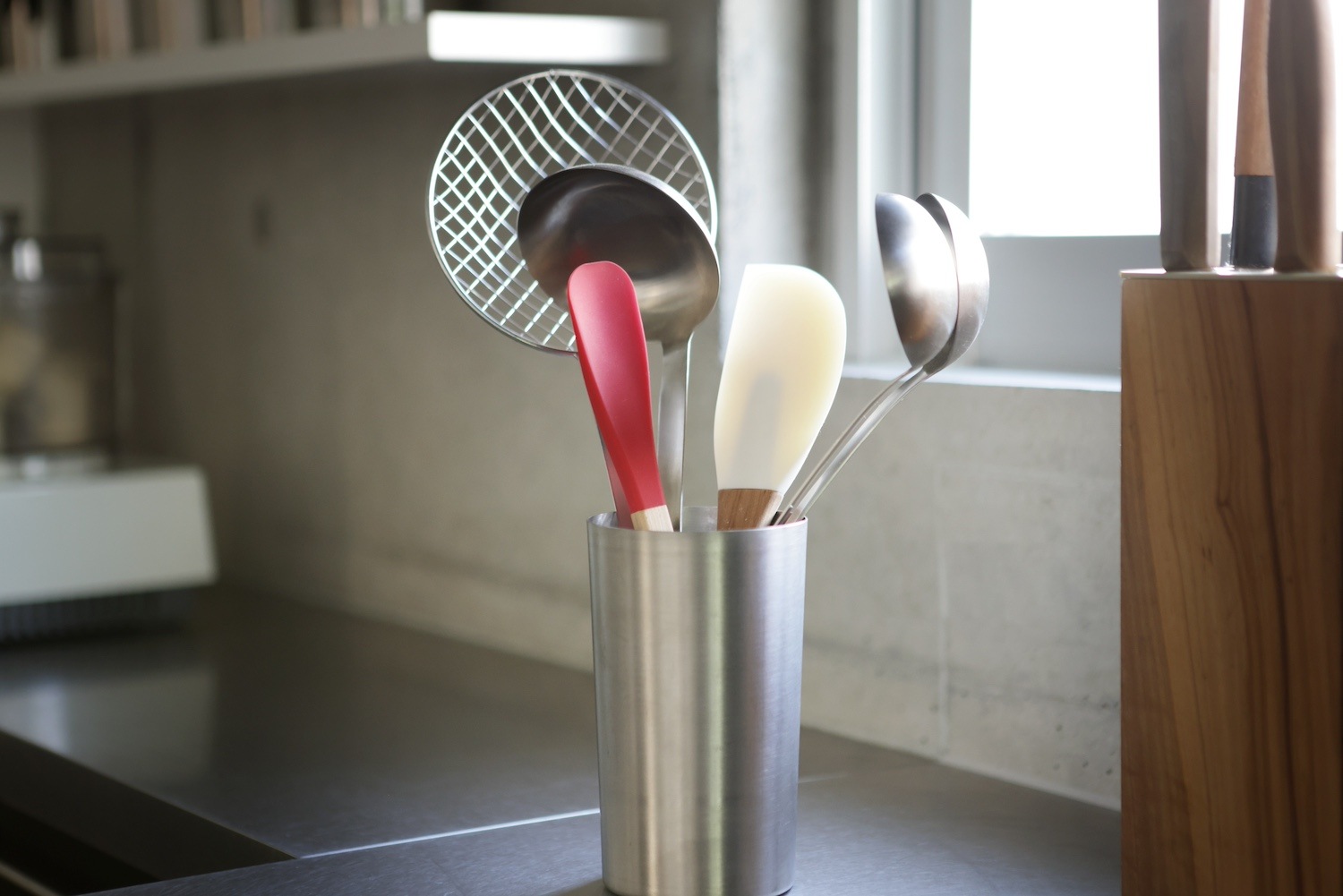 ラバーゼ　シリコーンヘラ　スリム　ホワイト